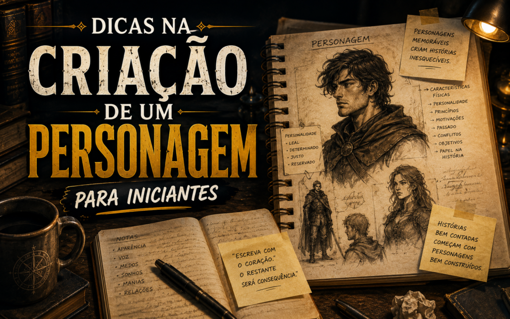 Escritos dicas na criação de um personagem para iniciantes